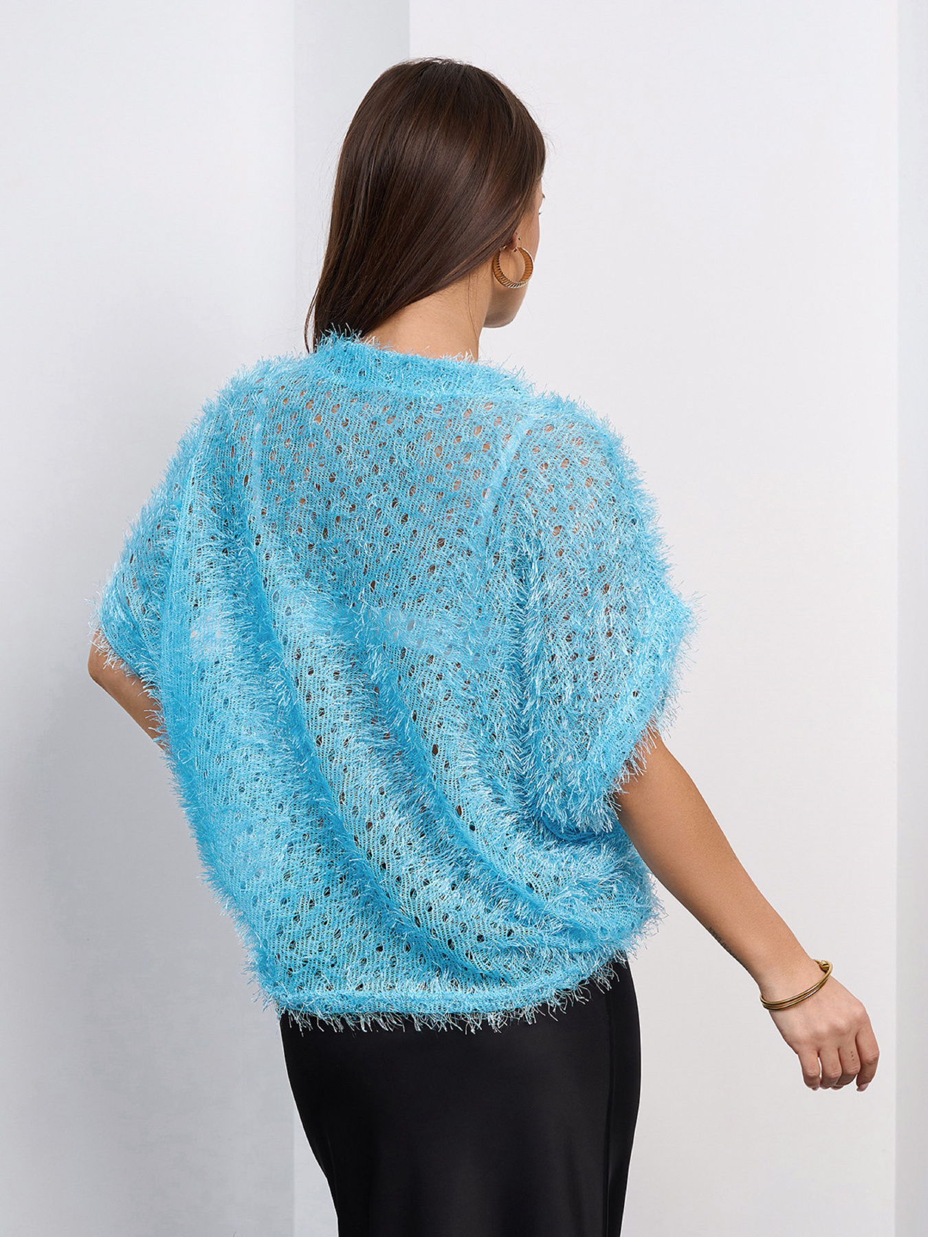 Свитера модель 15466_голубой Фото