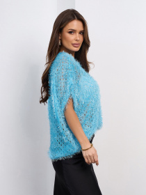 Свитера модель 15466_голубой Фото