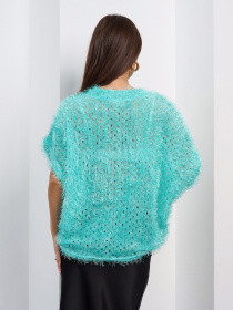 Светр ISSA Plus модель 15466_мятный Светр ISSA Plus модель 15466_мятный Фото