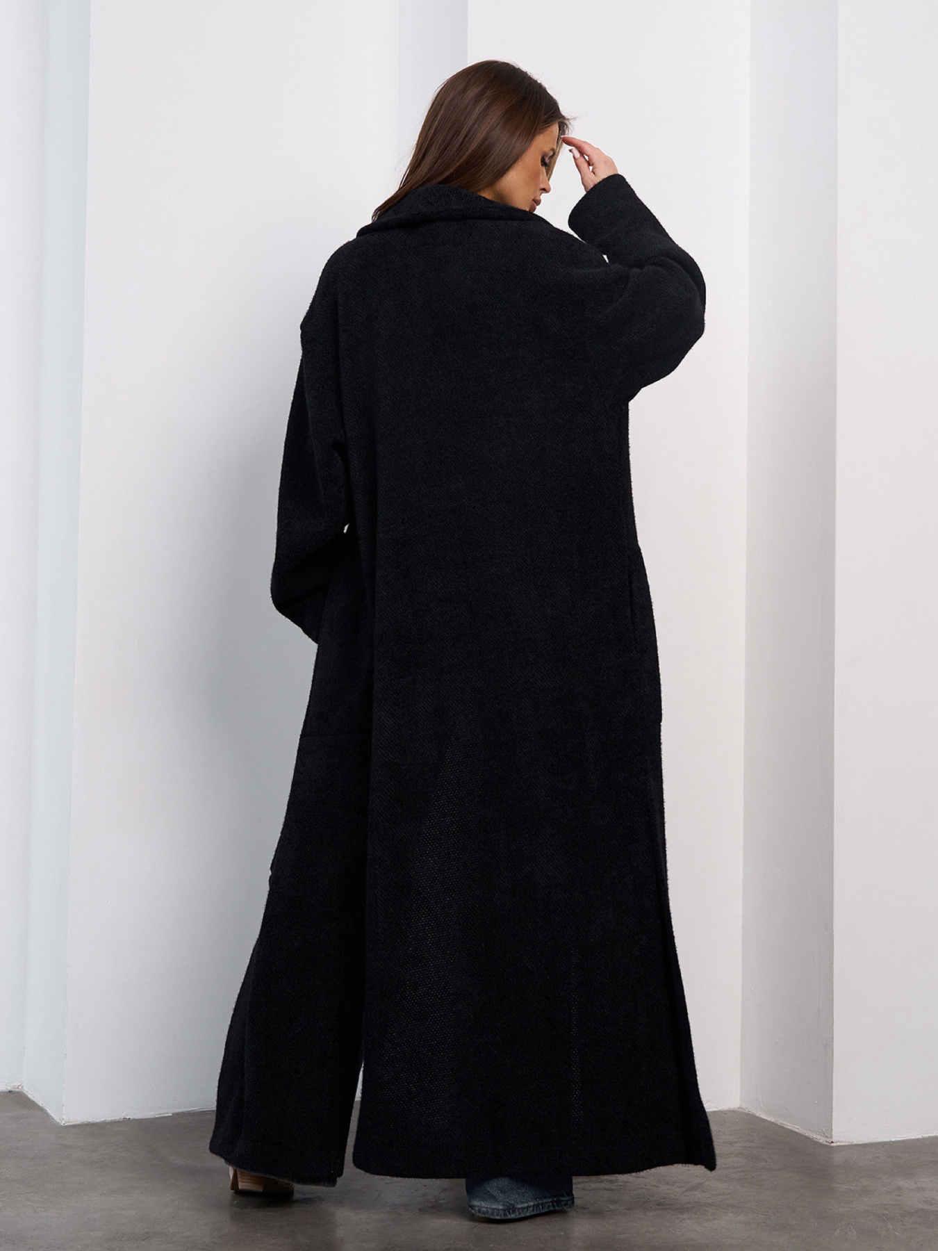 Кардиган ISSA Plus модель 15470_черный Фото