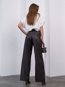 Повсякденні штани ISSA Plus модель 14451_темно-коричневый Повсякденні штани ISSA Plus модель 14451_темно-коричневый Фото