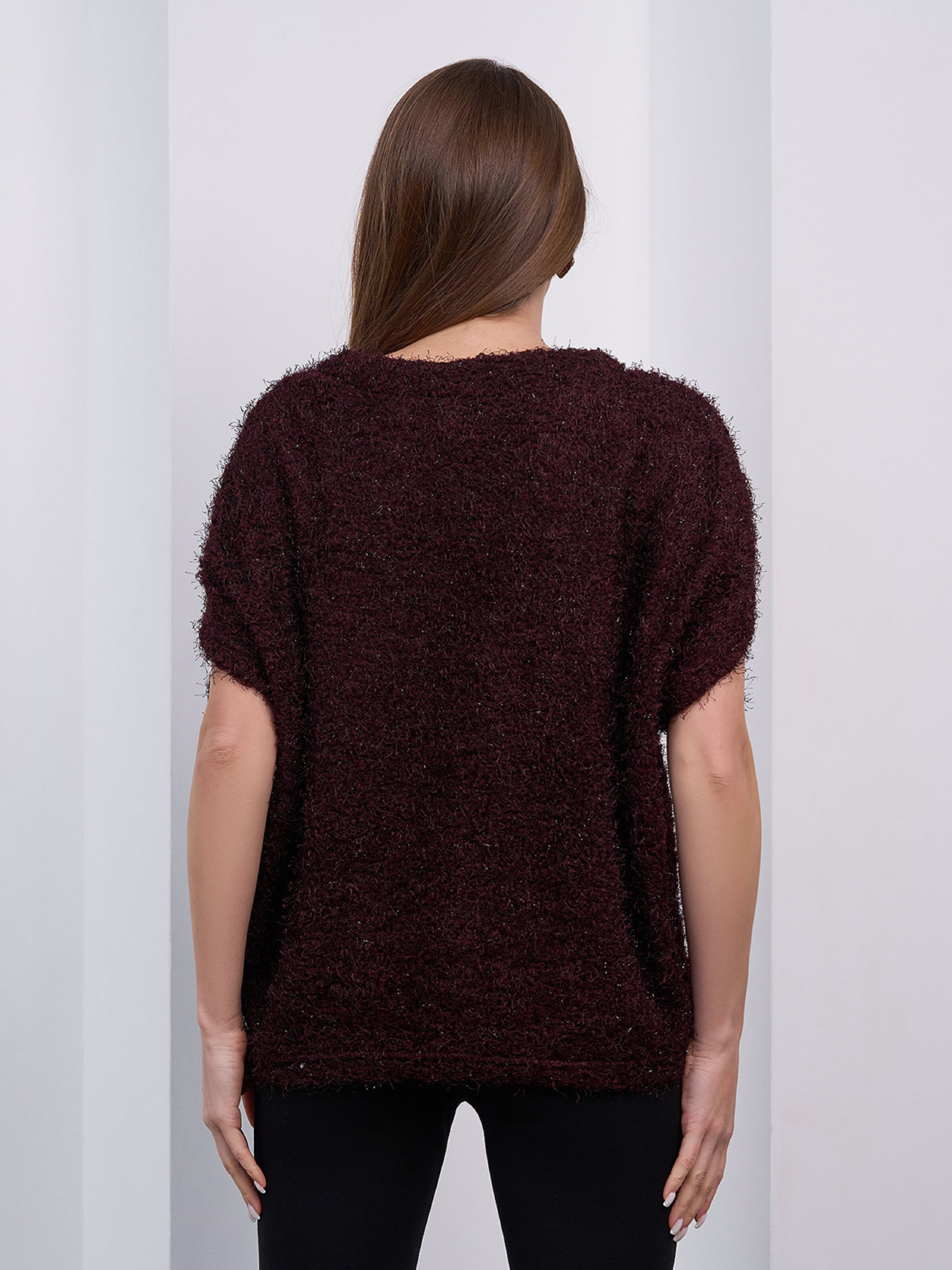 Свитера модель 15416A_темно-бордовый Фото