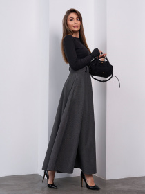 Юбки модель 15458_темно-серый Фото