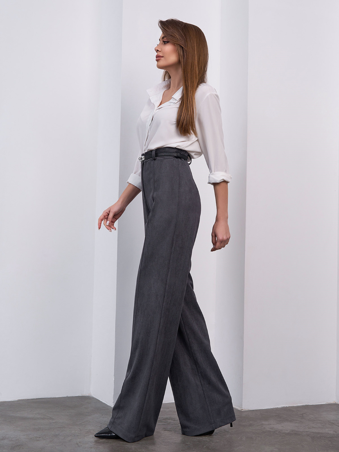 Жіночі брюки модель 15462_темно-серый Фото