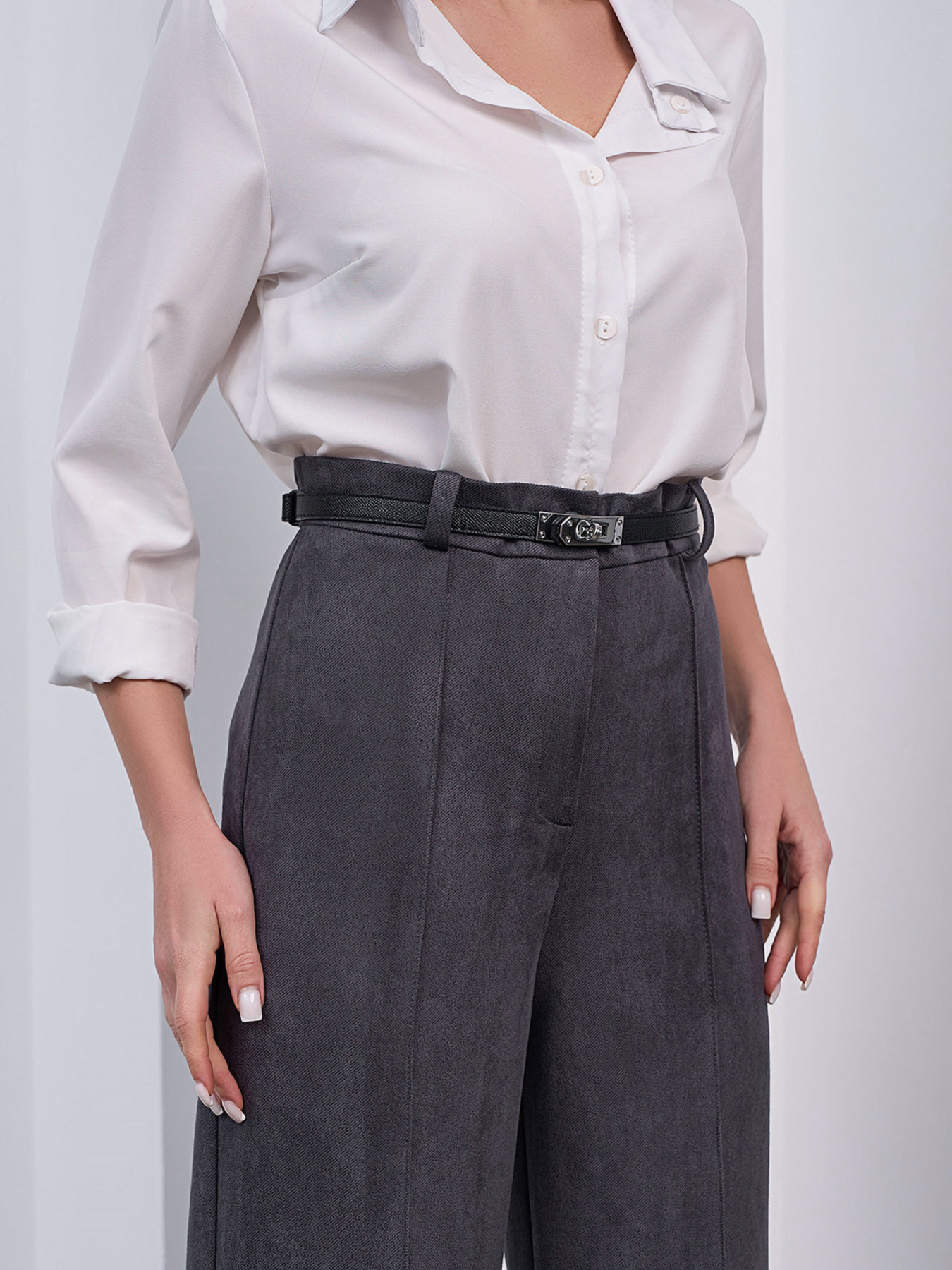 Жіночі брюки модель 15462_темно-серый Фото