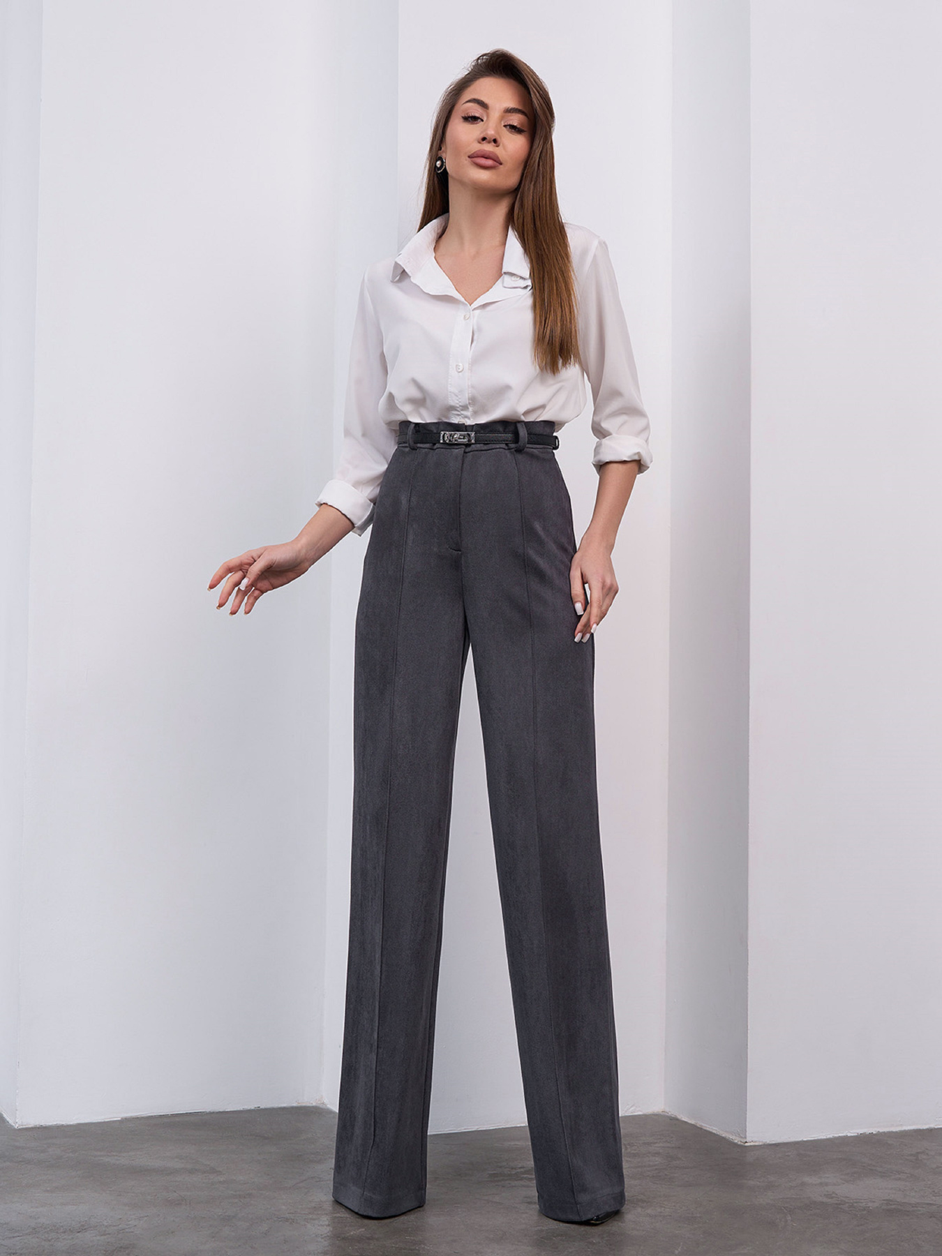 Жіночі брюки модель 15462_темно-серый Фото