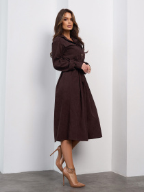 Жіночі сукні модель SA-561_темно-коричневый Жіночі сукні модель SA-561_темно-коричневый Фото