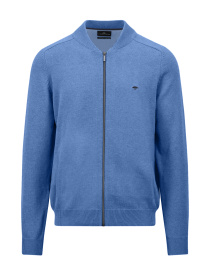 Мужской голубой кардиган на молнии модель FH-1509.204.604 Фото