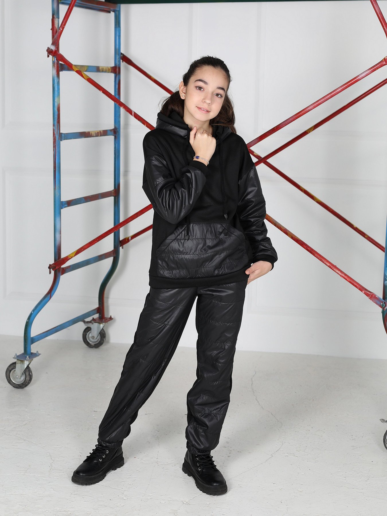 Спортивный костюм ISSA Plus модель CD-473_black Фото