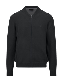 Мужской черный кардиган на молнии модель FH-1509.204.999 Фото