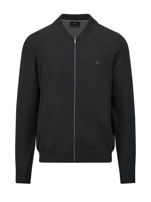 Мужской черный кардиган на молнии модель FH-1509.204.999 Фото