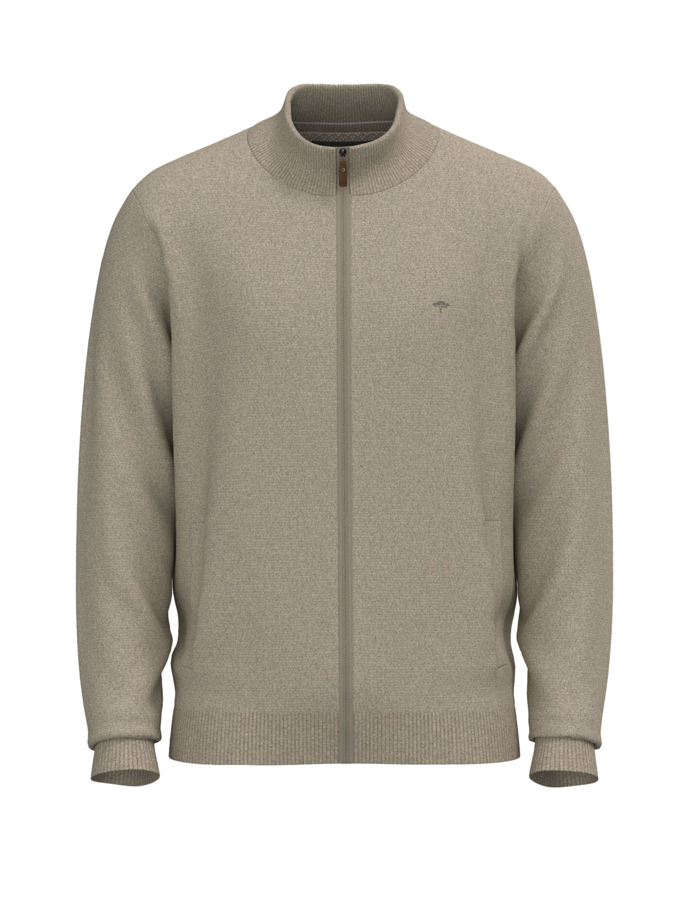 Мужской бежевый кардиган на молнии с кашемиром модель FH-1509.327.863 Фото