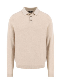 Чоловіче бежеве поло з кашеміром на довгий рукав модель FH-1509.328.863 Фото