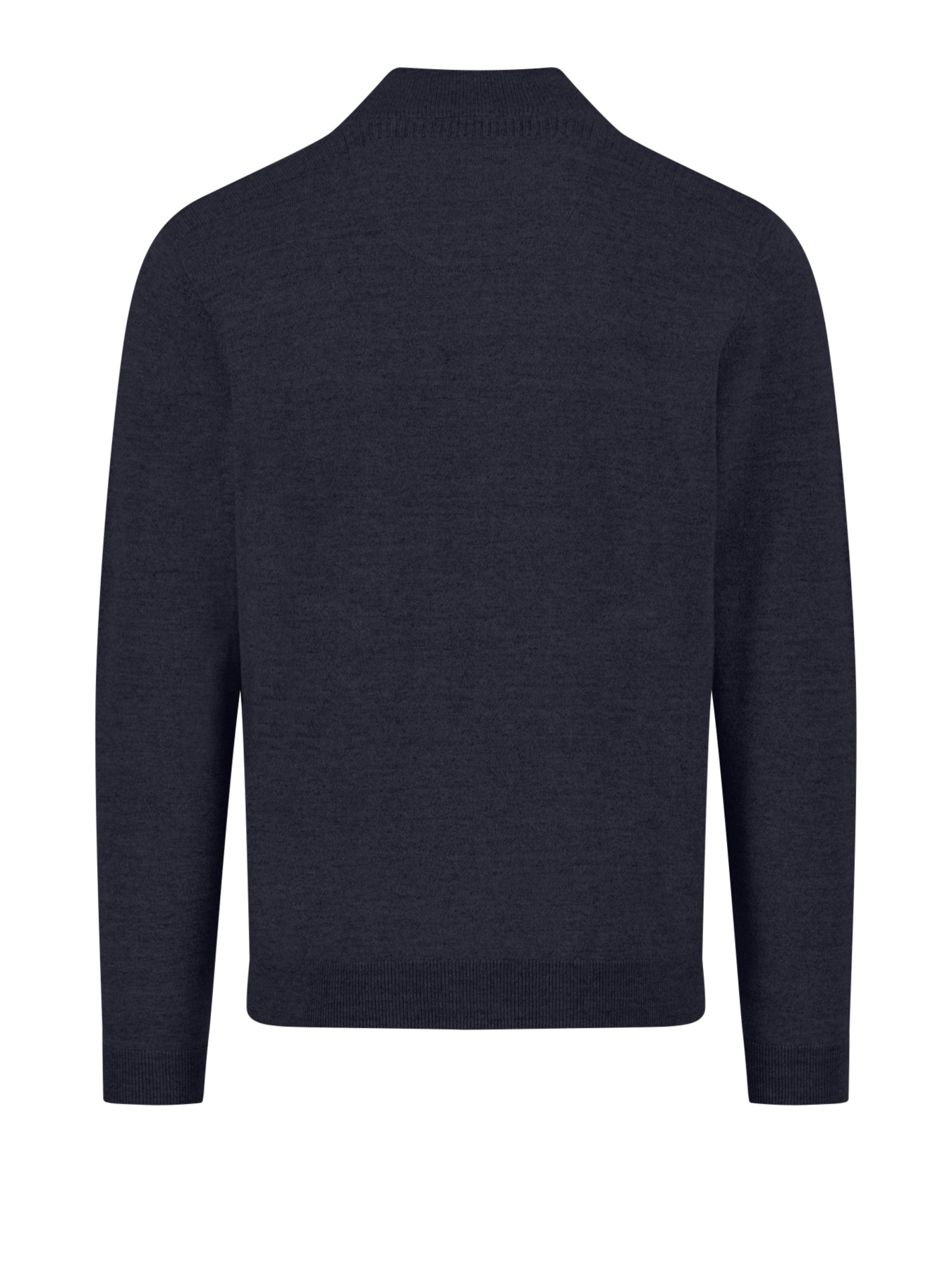 Мужской темно-синий кардиган на молнии с шерстью модель FH-1509.337.690 Фото