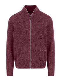 Чоловічий червоний кардиган з вовною модель FH-1510.347.368 Фото