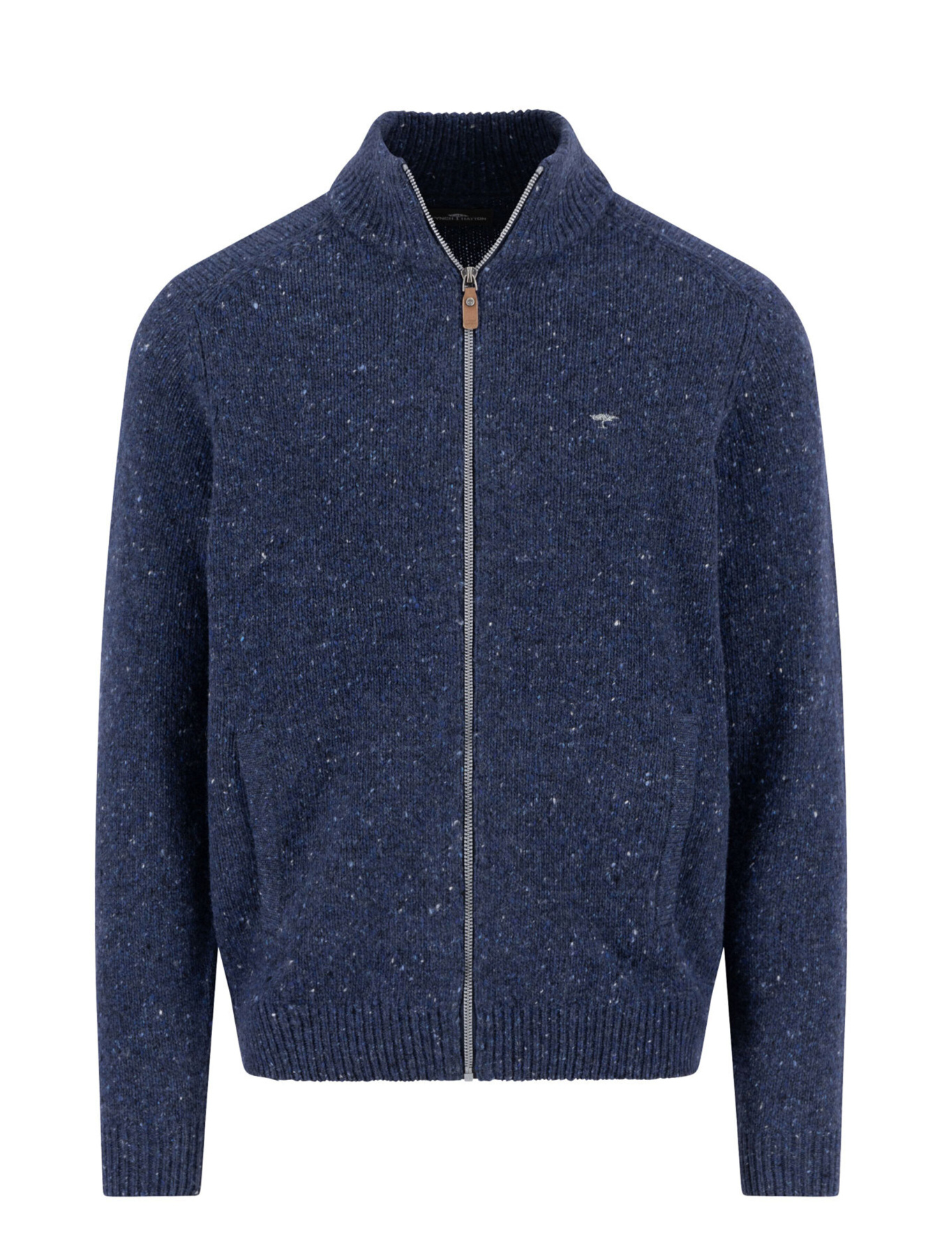 Мужской темно-синий кардиган с шерстью модель FH-1510.347.690 Фото