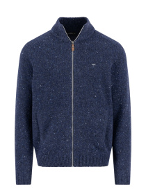 Мужской темно-синий кардиган с шерстью модель FH-1510.347.690 Фото