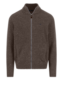 Чоловічий коричневий кардиган з вовною модель FH-1510.347.861 Фото