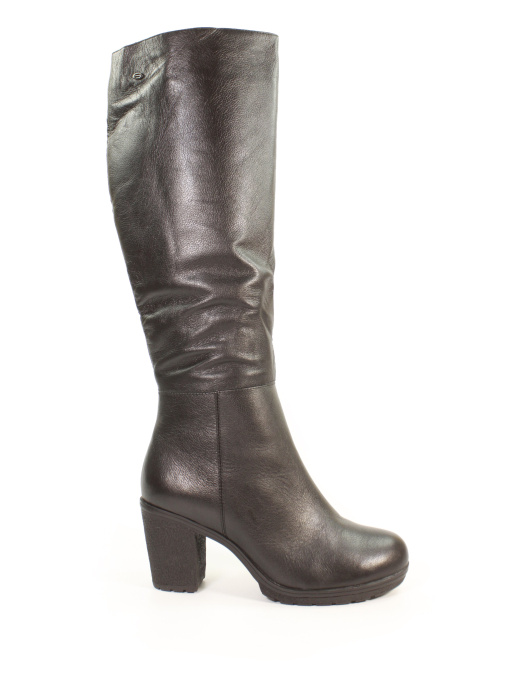 Женские зимние кожаные сапоги с натуральным мехом модель 3E1726-3500-W531G Фото