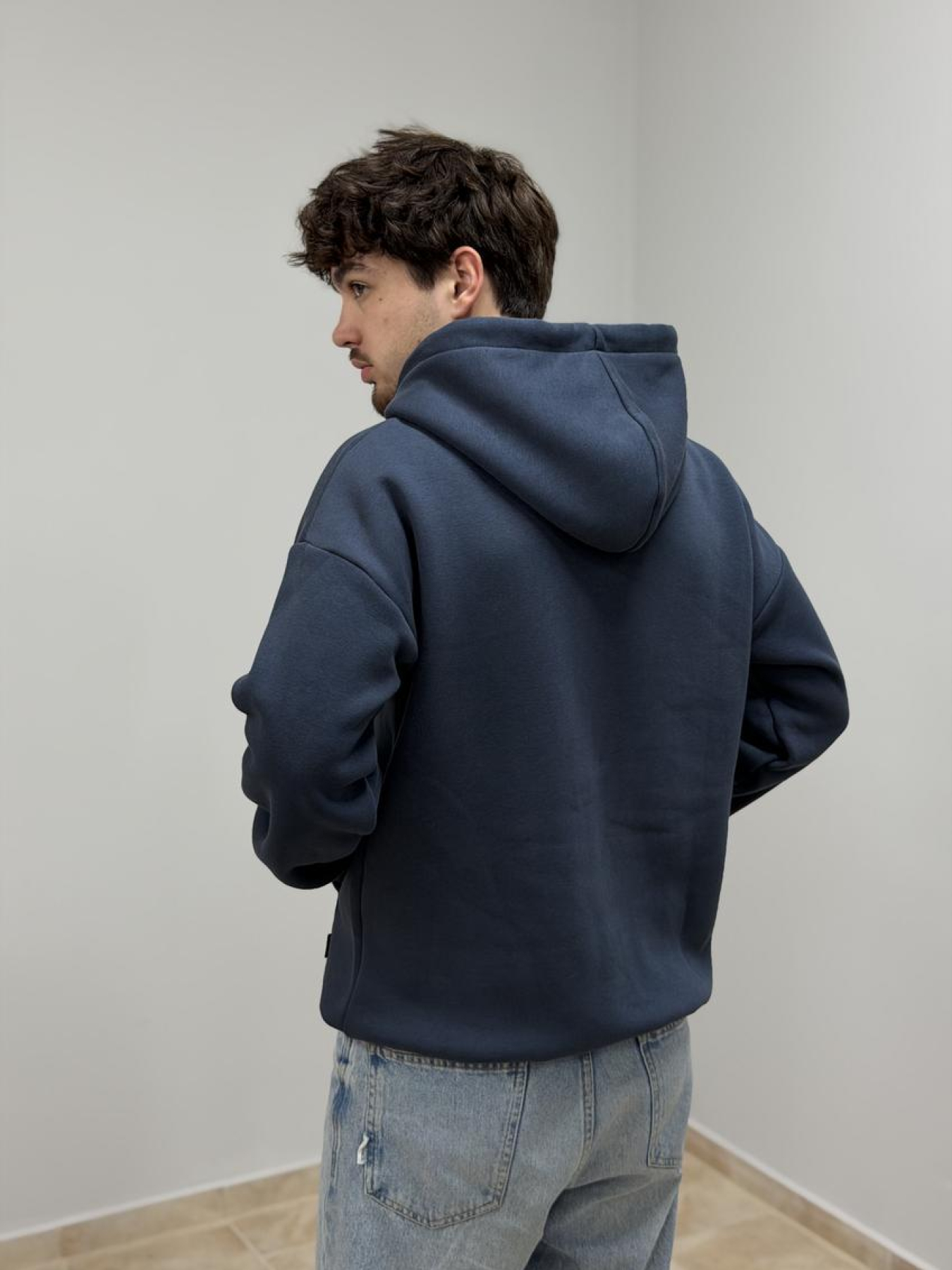 Худи с капюшоном мужской графит модель M0210.4-1051 Фото