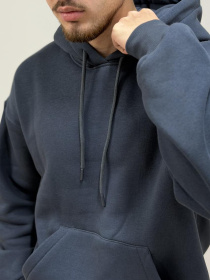 Худи с капюшоном мужской графит модель M0210.4-1051 Фото