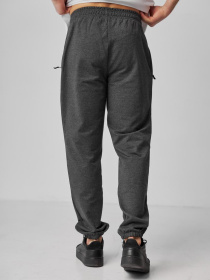 Спортивні штани чоловічі батал антрацит модель M92.2-787 Фото