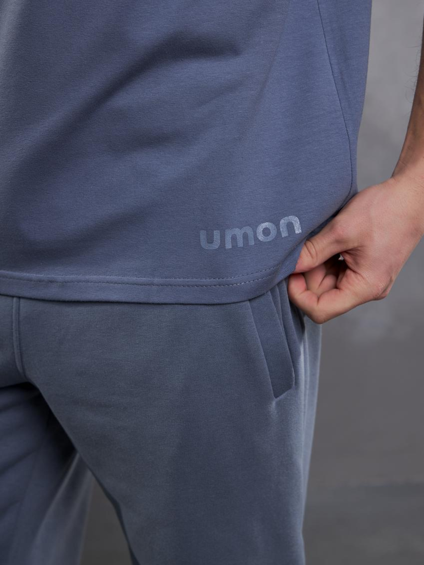 Спортивные мужские брюки батал темно-синие модель M92.2-791 Фото