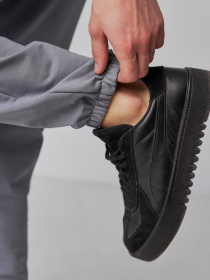 Спортивные брюки мужские Батал серые модель M92.2-845 Фото