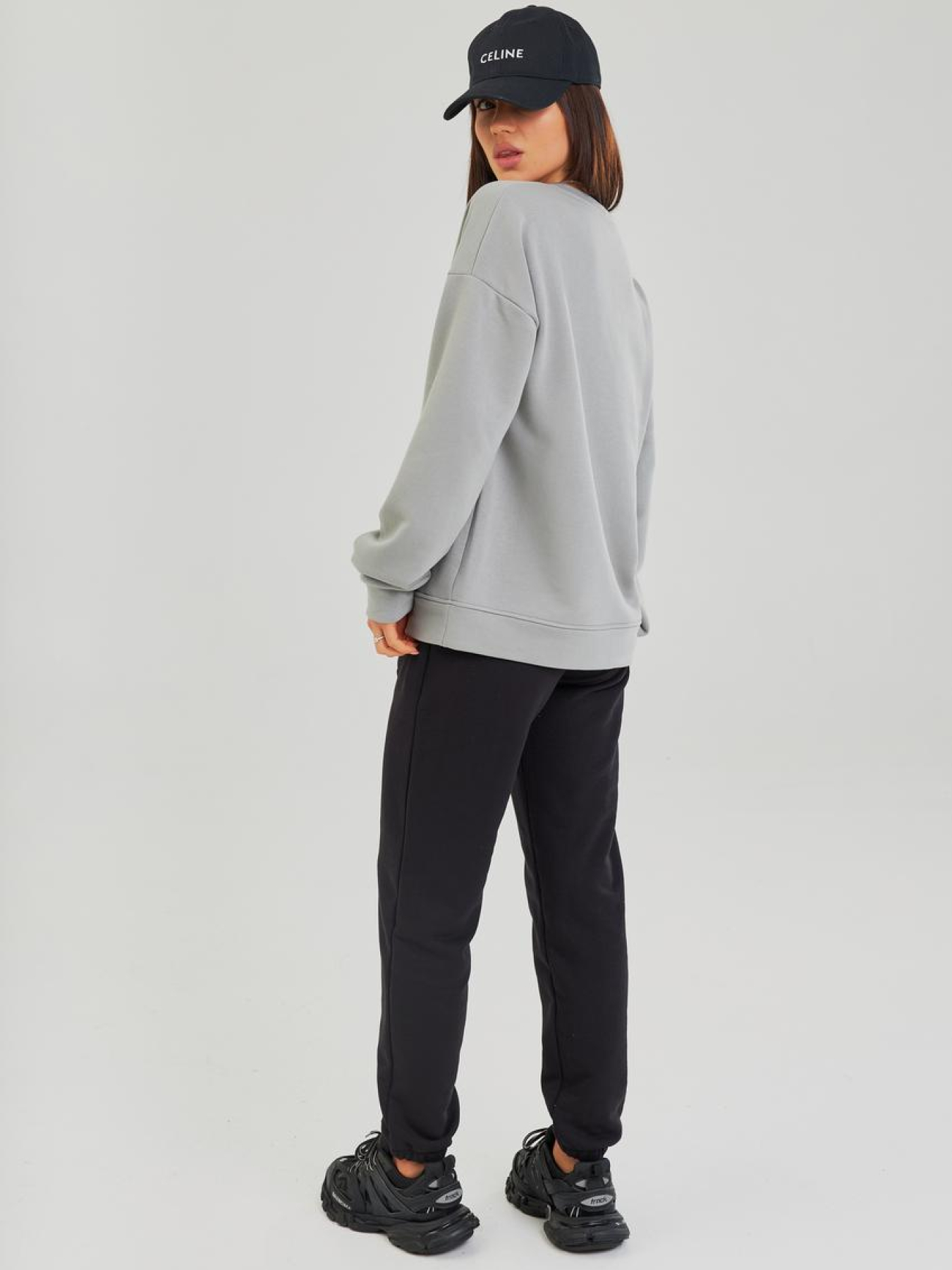 Спортивные штаны-джогеры на резинке (3х – нить петля) модель M117.3-252 Фото