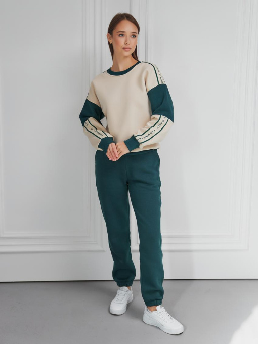 Спортивні штани-джогери на резинці М117.3 (3х - нитка петля) бутилка S модель M117.3-253 Фото