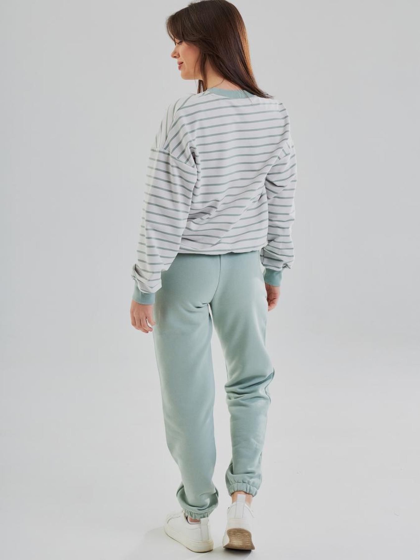 Спортивные штаны-джогеры на резинке (3х – нить петля) модель M117.3-1045 Фото