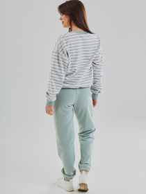 Спортивные штаны-джогеры на резинке (3х – нить петля) модель M117.3-1045 Фото