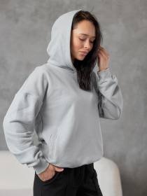 Худи женское пепельный модель M175.3-840 Фото