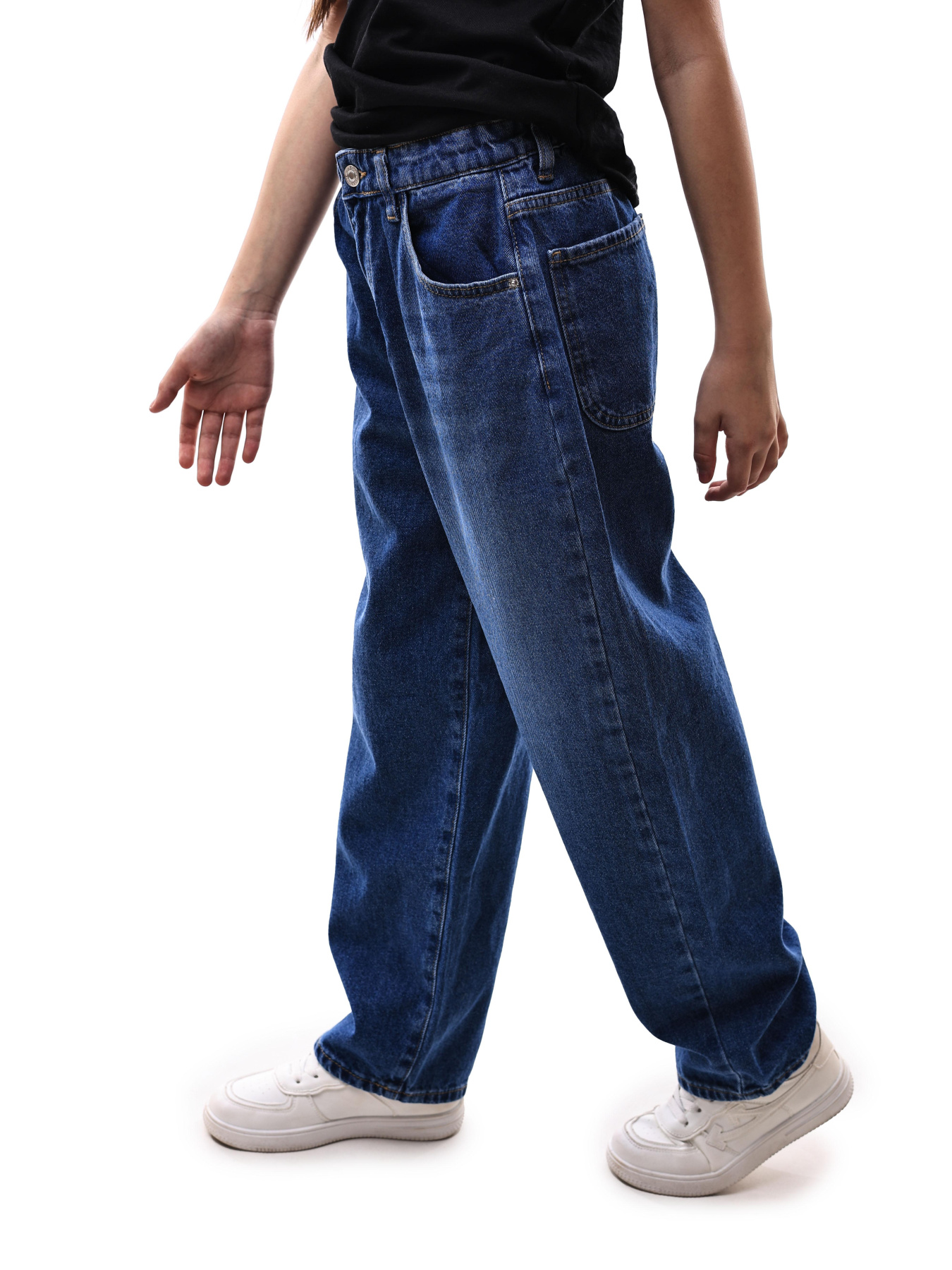 Джинсы для девочки подростка Синий LUMO модель 704444 Фото