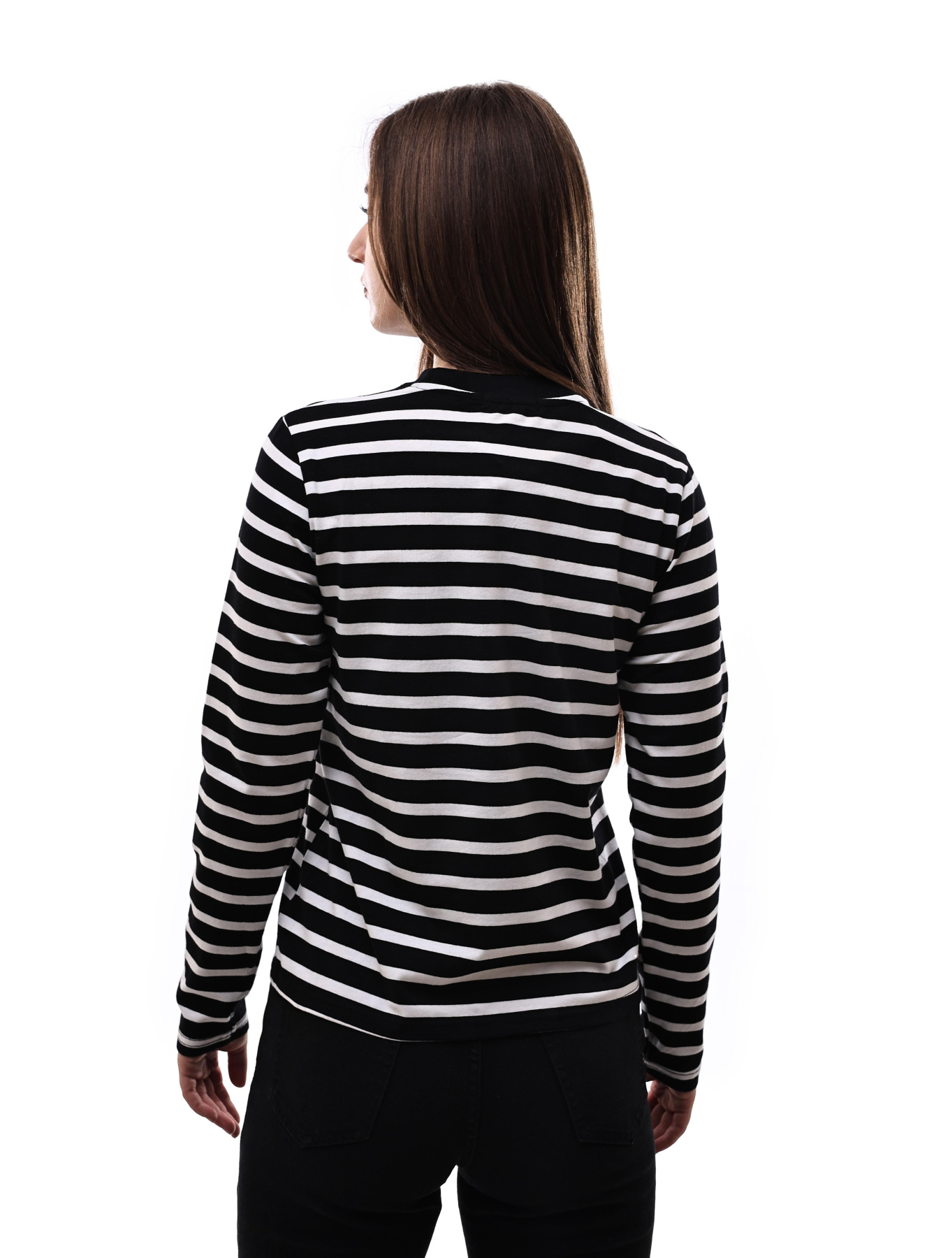 Лонгслив женский Белый/чёрный LUMO модель 699192 Фото