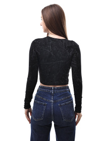 Лонгслив женский Чёрный STREAM модель 700330 Фото