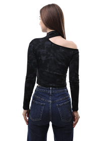 Лонгслив женский Чёрный STREAM модель 700333 Фото