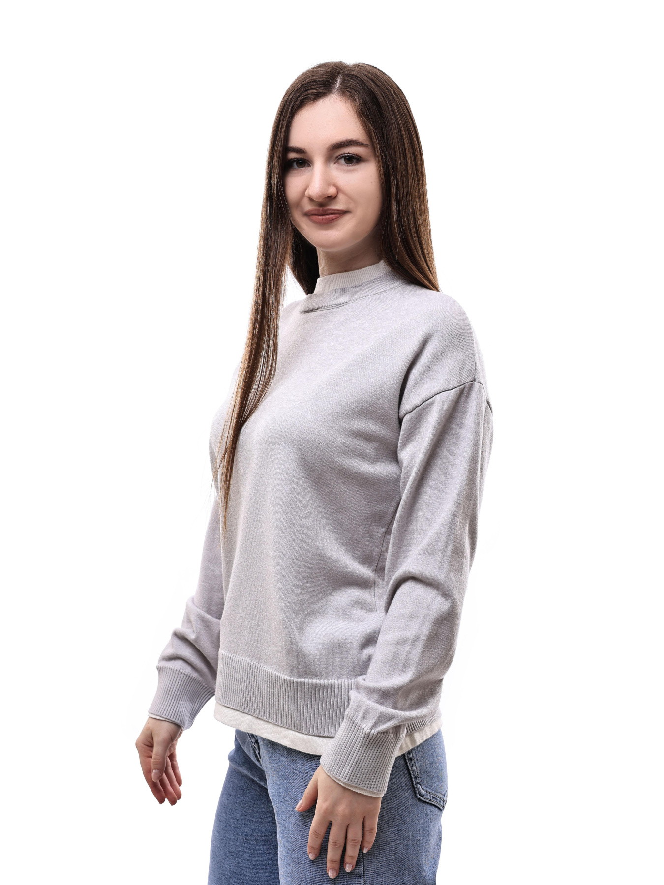 Светр жіночий Світло-сірий STREAM модель 701050 Фото