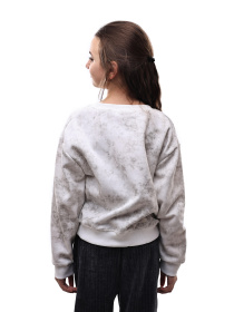 Свитшот для девочки подростка Светло-серый LUMO модель 699433 Фото