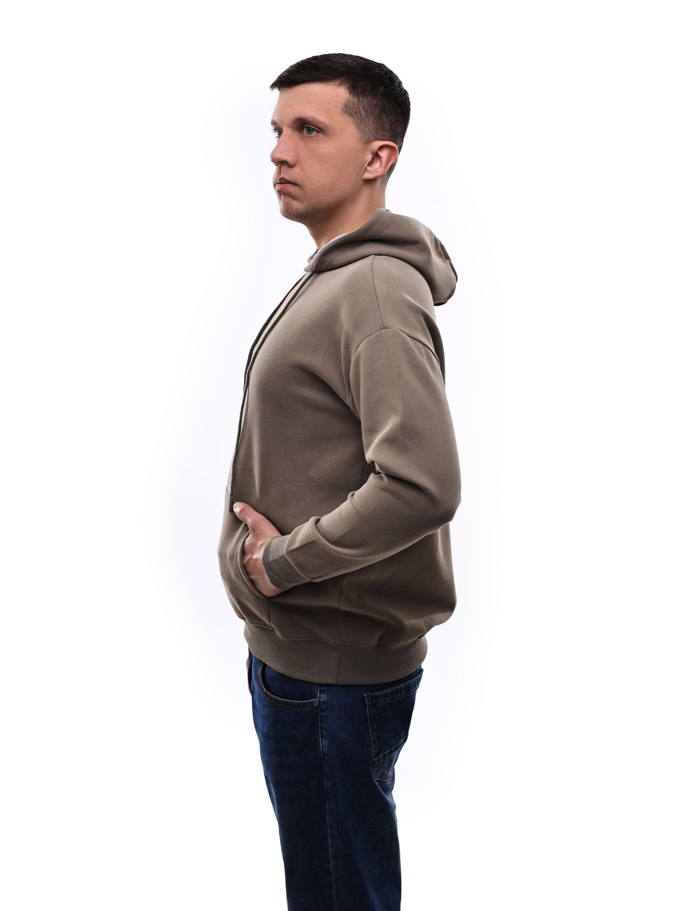 Толстовка чоловіча Хакі LUMO модель 701026 Фото