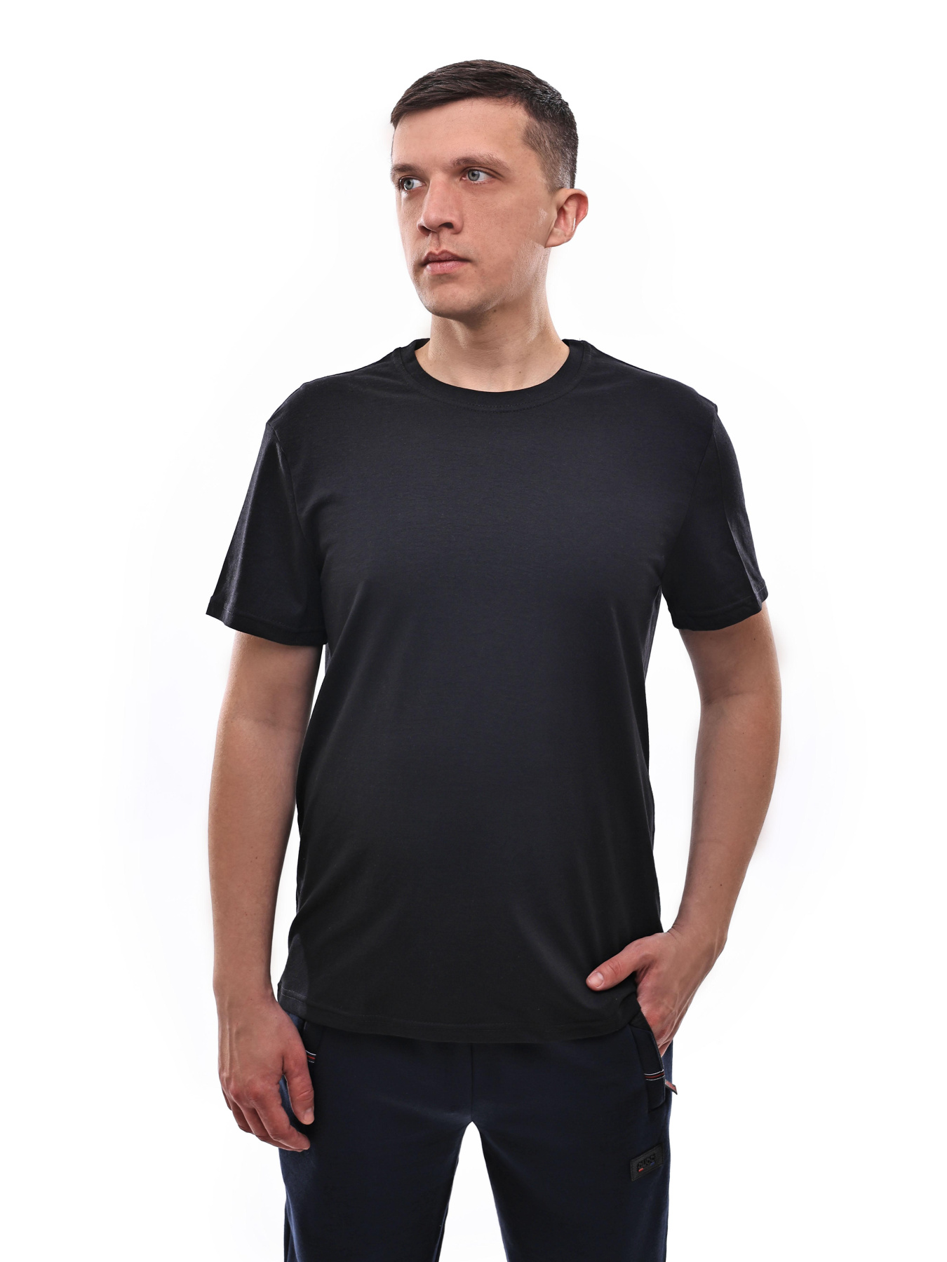 Футболка чоловіча Чорний STREAM модель 701550 Фото