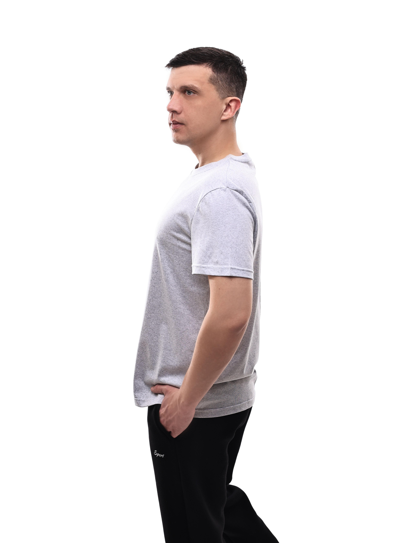Футболка чоловіча Світло-сірий STREAM модель 701589 Фото