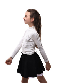 Гольф трикотажний для дівчинки підлітка Молочний LUMO модель 690005 Фото