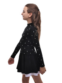 Гольф трикотажний для дівчинки підлітка Чорний LUMO модель 690006 Фото