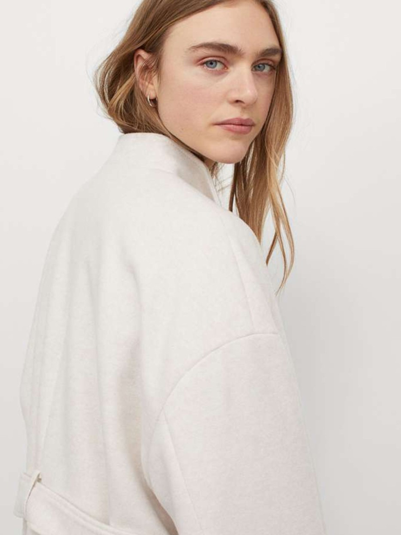 Пальто H&M модель 4561237wer_Молочный Фото