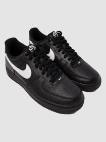 Кроссовки мужские Nike Air Force 1 Low '07 Black White (FZ0627-010) модель FZ0627-010 Фото