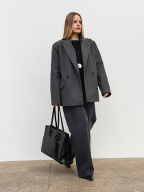 Двубортное утепленное пальто «Соул» Romashka модель 208027305081 Фото