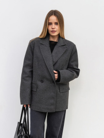 Двубортное утепленное пальто «Соул» Romashka модель 208027305081 Фото