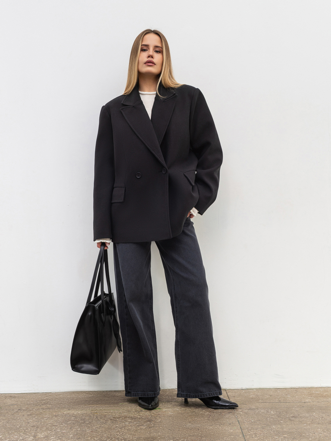 Двубортное утепленное пальто «Соул» Romashka модель 208027305101 Фото