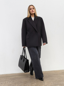 Двубортное утепленное пальто «Соул» Romashka модель 208027305101 Фото